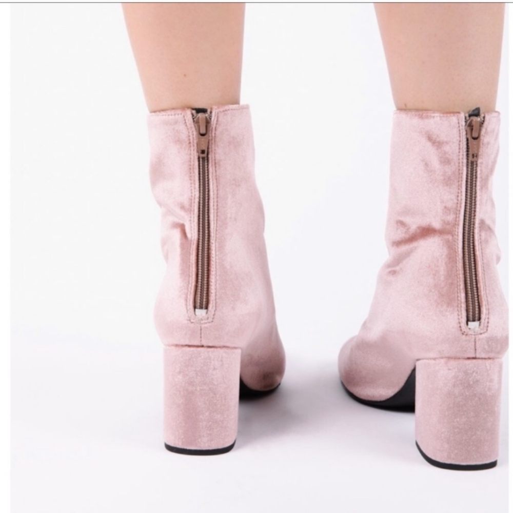 FREE PEOPLE Cecile Velvet Ankle Boot - Picture 2 of 2